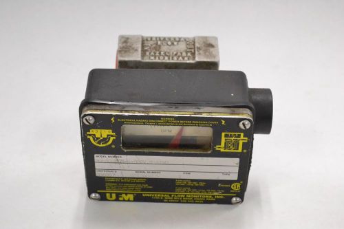 Universal flow monitors sn-asb3gm-4-500v.9-a1wr 1/2 in 0-3gpm flowmeter b332116 for sale