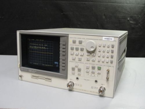 Agilent / HP 8753D Network Analyzer: 30 kHz to 6 GHz + Option 006 and 002