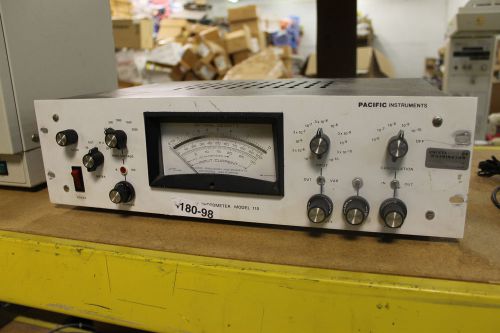 PACIFIC INSTRUMENTS LABORATORY PHOTOMETER 110