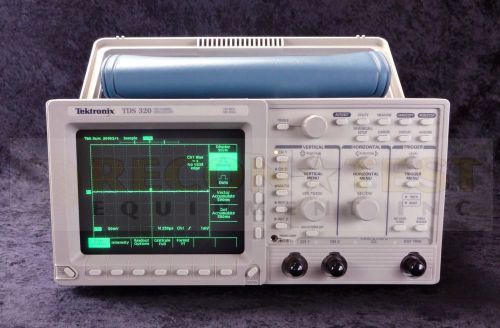 Tektronix tds 320 digital oscilloscope; 100 mhz; calibrated w/ certificate for sale