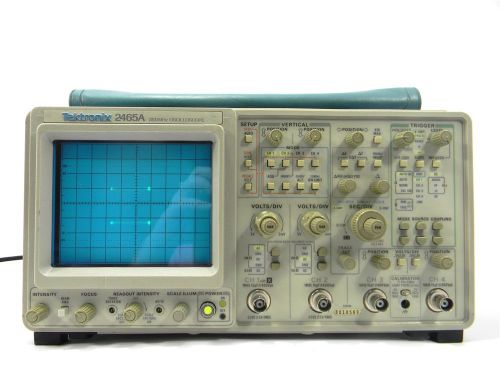 Tektronix 2465A 350 MHz, Analog Oscilloscope - 30 Day Warranty