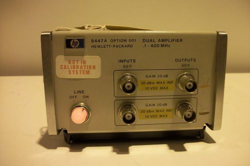 HP 8447A  Dual Amplifier 1-400 MHz (TMU053)
