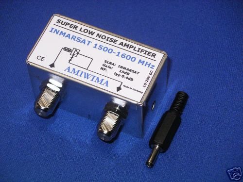Lna thuraya super low noise amplifier 1500-1700 mhz l-band 1610 1626.5 mhz for sale