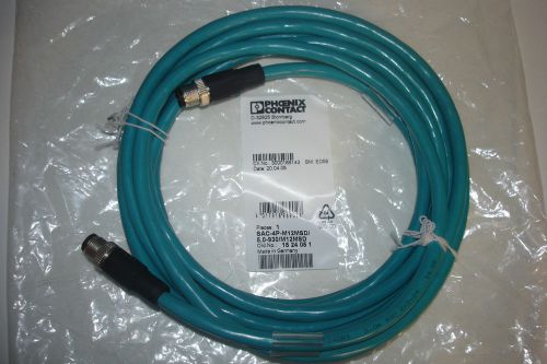 Phoenix contact bus system cable sac-4p-m12msd/5.0-930 new in bag for sale