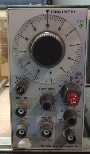 Tektronix fg502 11 mhz function generator plugin. tested and working for sale