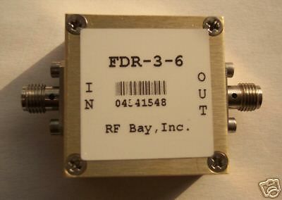 Frequency Doubler 1.25-3.0GHz Input, FDR-3-6, New, SMA
