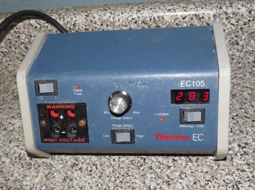 Thermo e-c apparatus corp dc power supply 120 vac model ec105 for sale