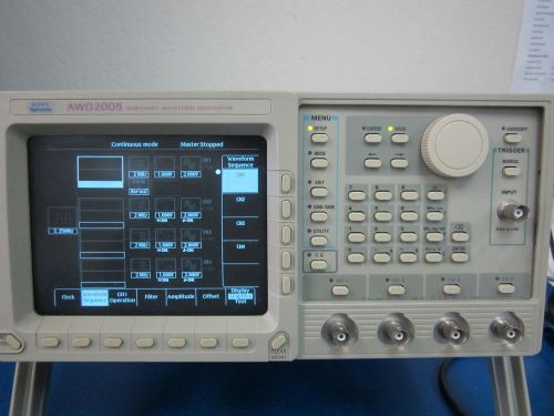 Tektronix Sony Arbitrary Waveform Generator AWG2005 SN J310478