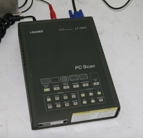 Leader PC SCAN Pattern Generator LT 1607 (Available NTSC Pattern)