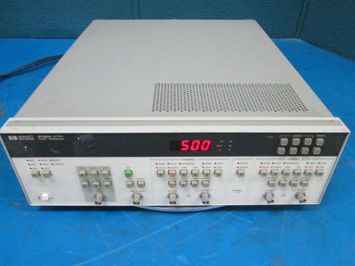 Agilent HP 8130A High Speed Pulse Generator Option 020 *POWERS ON* * AS IS *