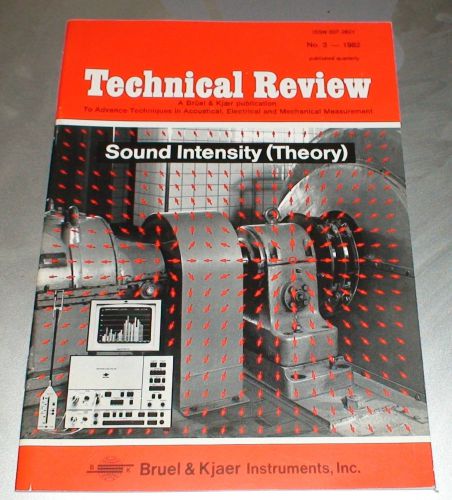 Bruel &amp; Kjaer Technical Review No.3 1982 - Sound Intensity (Theory)