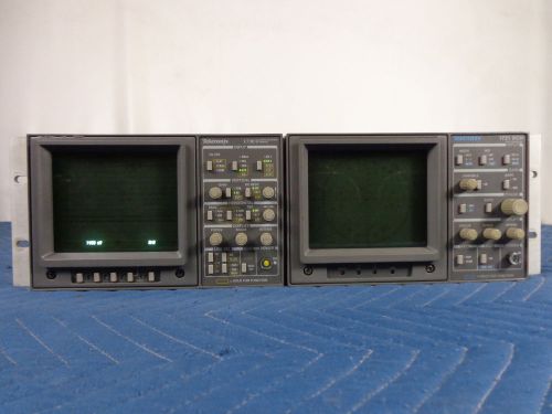 Tektronix 1730d digital waveform monitor &amp; 1721 sch vectorscope (parts/repair) for sale