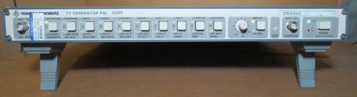 Rohde and Schwarz SGPF TV Television PAL Generator 2016.4049.03