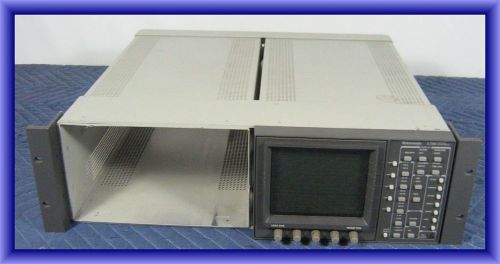Tektronix 1760 waveform / vector monitor w/ rack mountable case free us shipping for sale