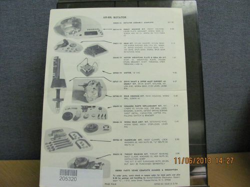 CORNELL-DUBILIER MANUAL AR-20L: Automatic Antenna Rotor Systems - Owner&#039;s #19388