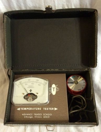 Vintage Advance Trades School Pyrometer 700 Degrees