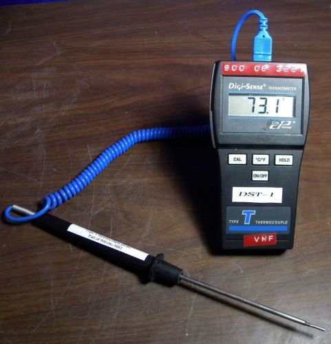 Cole Parmer 91100-20 Digi-Sense Dual J-T-E-K Thermocouple Thermometer