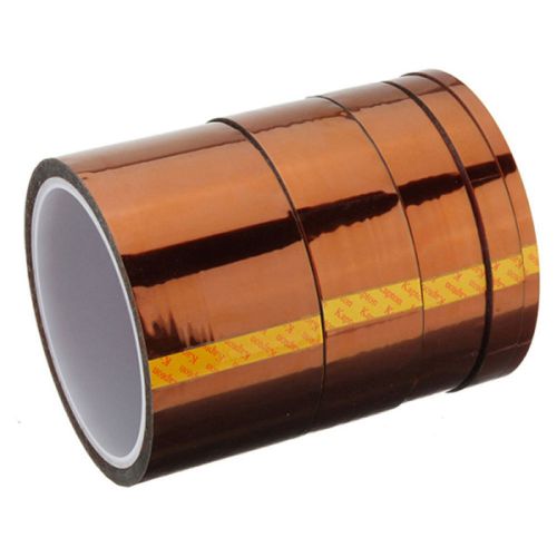 5/10/20/30/50mm x100ft high temperature heat resistant polyimide kapton tape fo for sale