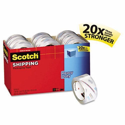 Scotch Heavy Duty Packaging Tape Cabinet Pack, 54.6 yds, 18 Rolls (MMM385018CP)