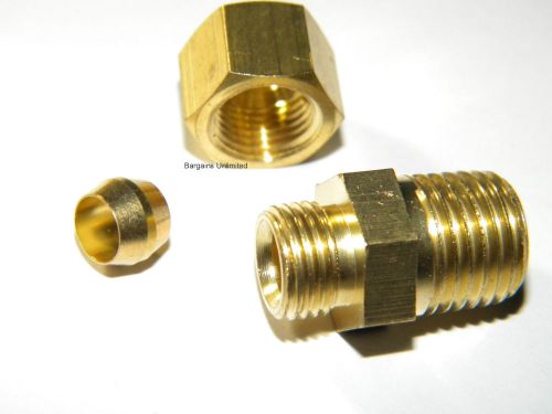 Carpet cleaning - leaky wand? compression 1/4&#034; npt x 1/4&#034; t fitting for sale