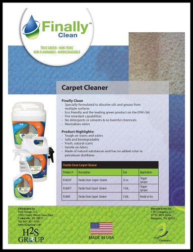 Finally clean carpet cleaner for sale