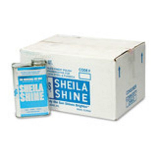Sheila Shine Stainless Steel Cleaner and Polish, 1 Quart Can, 12 Cans per Carton