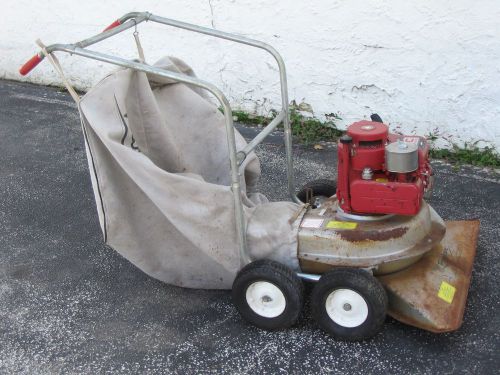Parker scavenger sv-8430-i/c litter vacuum sweeper 30&#034; wide intake 5 hp b&amp;s i/c for sale