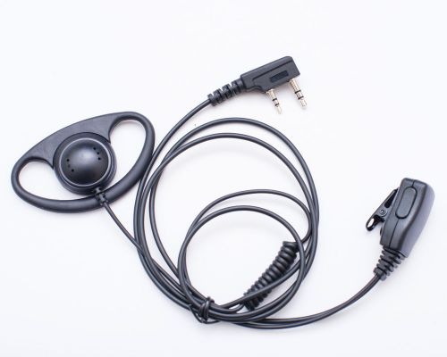 D-Sharp Earhanger PTT for Wouxun KG-619/639/659/UVD1/UVD1P/UV2D/UV3D/UV5D/UV6D