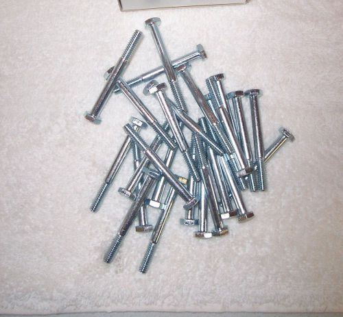 Hex head cap screws (bolts) 1/4&#034;-20 x 2-1/2&#034; uss standard thread - grade 5 for sale