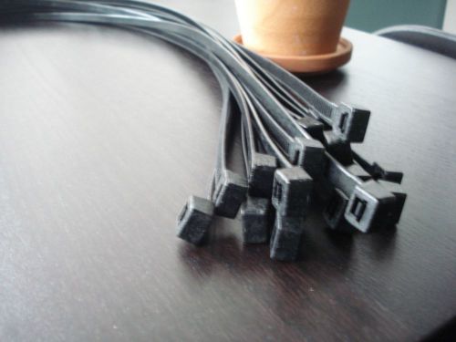 5 PCS Black 47&#034; inch long Cable Cord Wire Tie Strap muti-purpose tie, wire tie