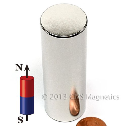 N45 Cylindrical Neodymium Magnet Dia 1&#034;X3&#034; NdFeB Rare Earth Magnet 20 PC