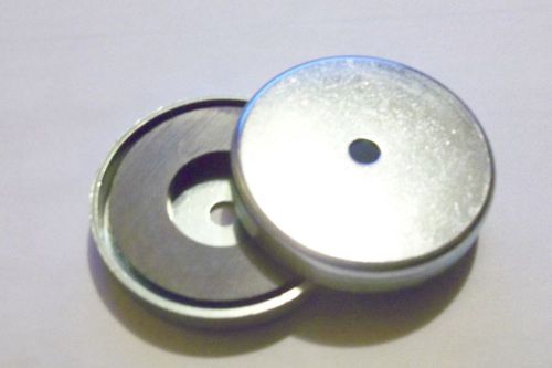 SUPER STRONG Round Base 2&#034; inch Magnet 25 lbs pull- 1 magnet