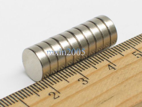 10X Strong Disc Round Rare Earth Permanent Nd-Fe-B N35 Magnets D8x2mm