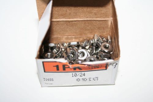 * new 10/24 hex mach screw nuts box of 89 for sale