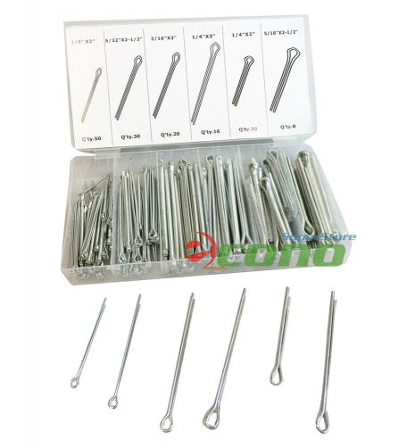 144pc cotter pins extra large pin assortment cotter keys set large assorted for sale