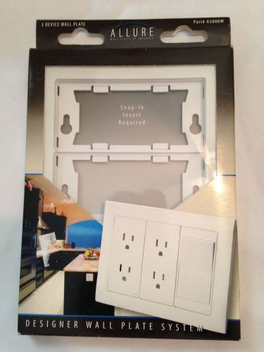 New allure 3 device wall plate a300w for sale
