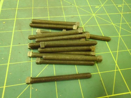 1/4-20 x 2 1/2 set screws square head cup point (qty 19) #j55128 for sale
