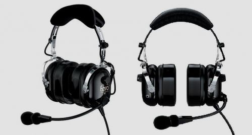 Faro g2 - premium pilot aviation headset, w/ mp3 input black for sale