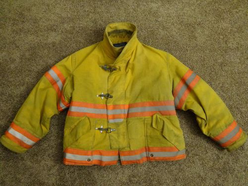 Fire-Dex Firefighter Turnout Coat Jacket Chest 44 NOMEX Bunker Gear Houston FD
