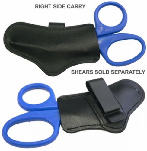 Boston leather 9115rs 1 black right side emt ems scissors/shear holder rig for sale