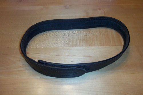 Safariland black leather velcro duty belt 36inch for sale