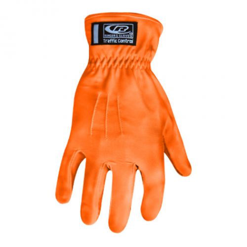 Ringers gloves 306-09 men&#039;s hi vis orange traffic gloves - size medium for sale