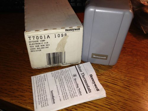 Honeywell t7001a 1098 outdoor comp electronic thermostat for sale