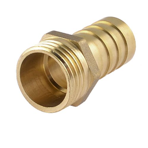 Brass 16mm Hose Barb to 1/2&#034; PT Male Thread Pneumatic Fitting Coupler