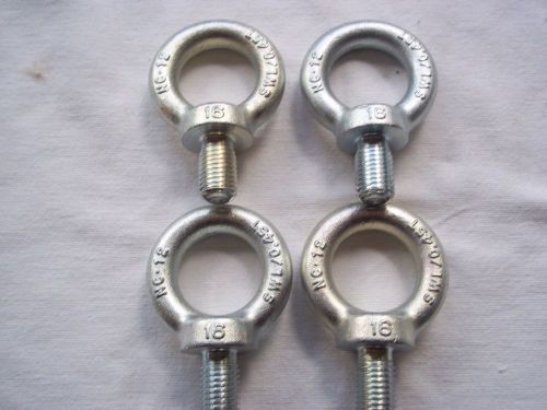 4 new 16 m 16mm eye bolt nc 12 swl 0.45t  45t for sale