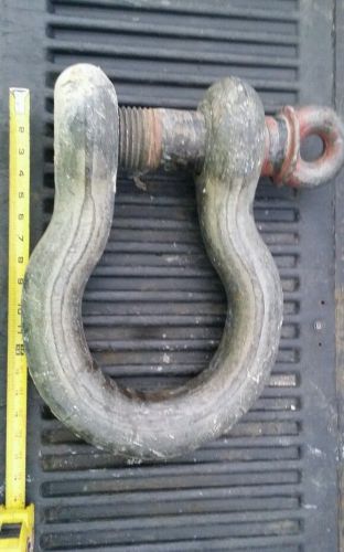 Shackle and ring  wll55t crosby 55 ton heavy duty rigging hoist crane usa for sale