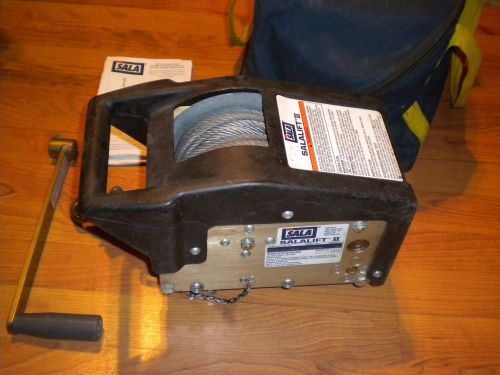 Dbi sala  salalift ii  winch  # 8102001   60&#039; of 1/4&#034; galvanized cable + bag for sale