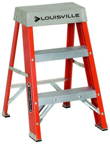 Louisville ladder fs1502 300-pound duty rating fiberglass ladder, 2-feet for sale