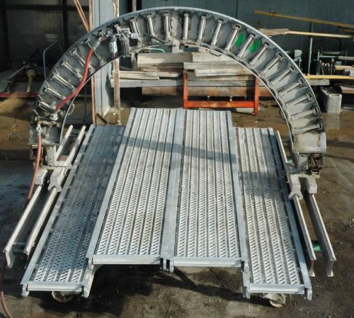 Brick lining scaffolding for 9&#039; 6&#034; diameter kiln, with 4 2-man plank &amp; accessory for sale