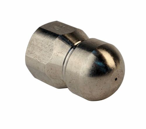 Mtm button nose 3/8&#034; f 8.0 orifice laser fixed sewer jetter nozzle 4000 psi for sale